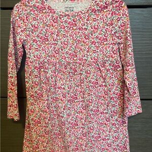Carter's Pink Floral Toddler Dress